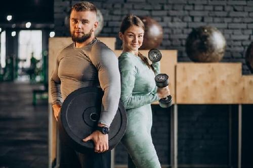 Malhar junco com a esposa